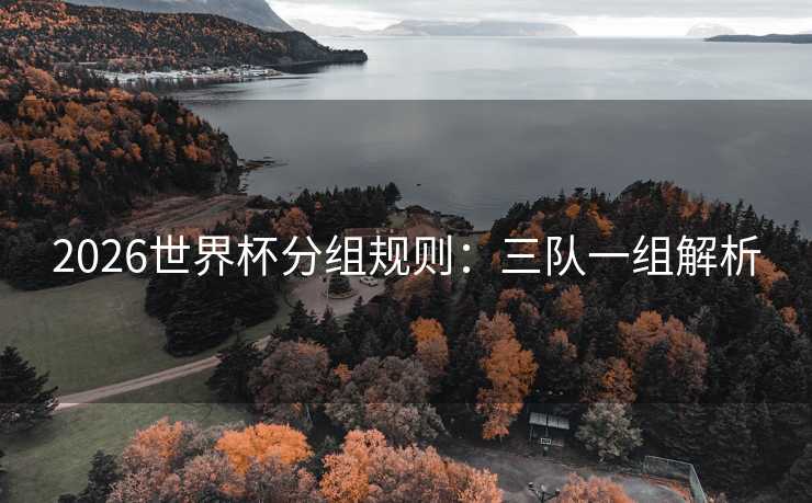 2026世界杯分组规则：三队一组解析